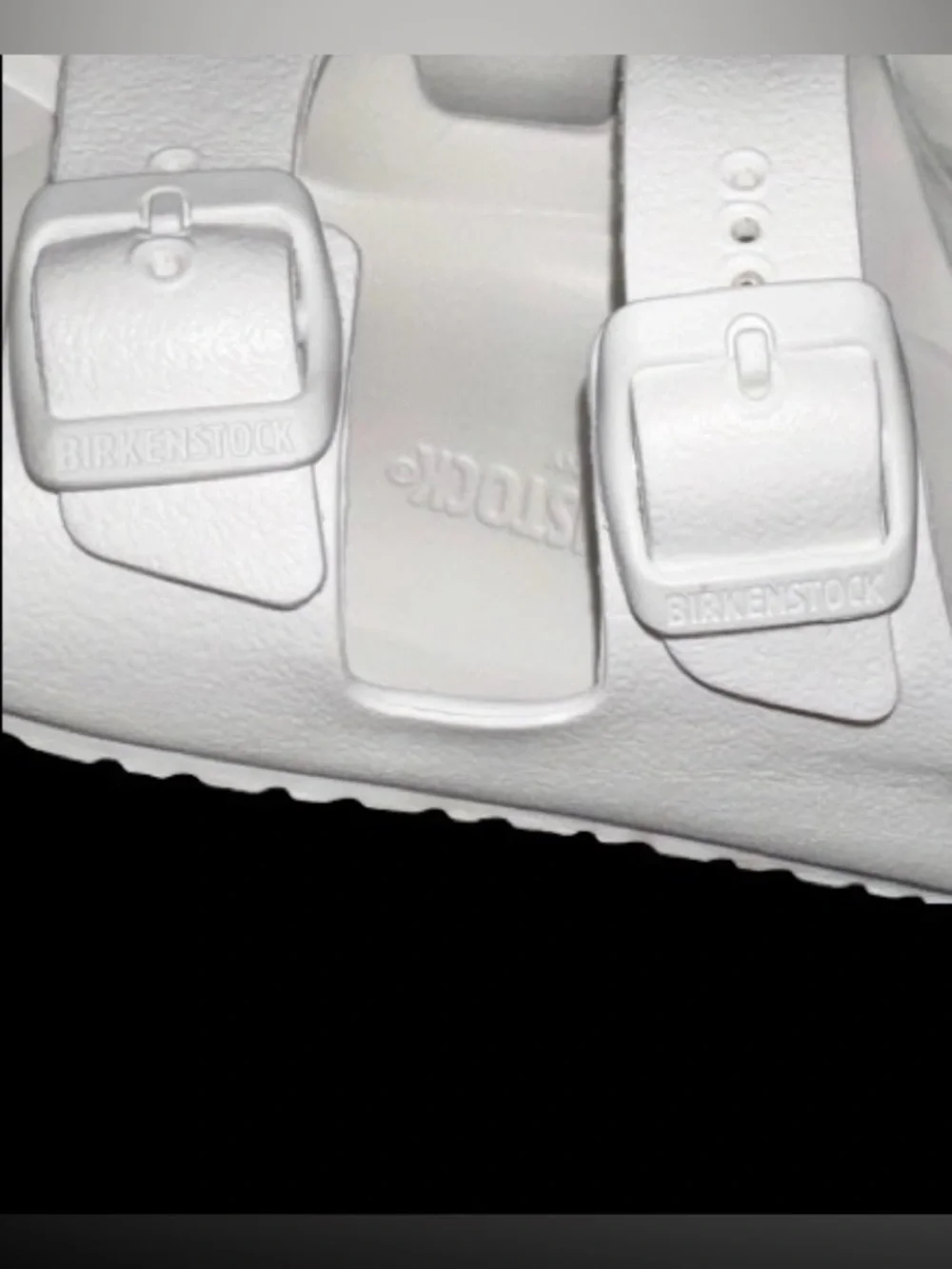 BIRKENSTOCK WHITE EVA Rubber sandals unisex youth girl’s boys size 1